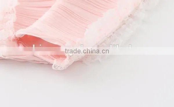 Wholesale 2015 New Design Fall Pink Lace Ruffle Baby Leggings photo-5