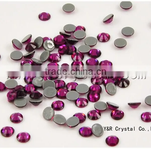 SS20 Fuchsia Color Hot Fix Crystal Rhinestones Heat Iron on Hot Fix Rhinestones Diamond photo-2