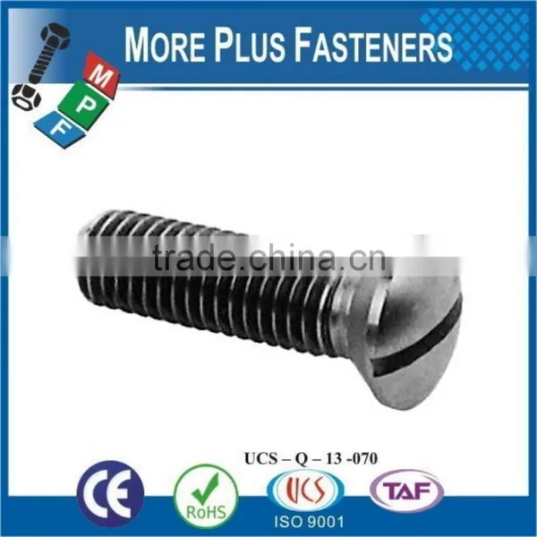 Made in Taiwan Brass Stainless Steel Carbon Steel Slotted Raised Countersunk Head Machine Screw DIN 964 photo-6