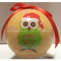 Newest Hot Sale Plastic/Styrofoam Christmas Decoration Baubles; Christmas Balls With LED; Christmas Decoration