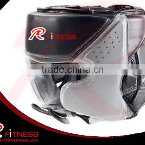 Black Boxing Helmet/ Head Guard/ Boxing Headgear
