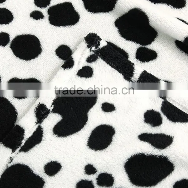Walmart in Cooperation Good Quality Bed Blanket China Wholesale Spotty Flannel Fleece Blanket photo-3