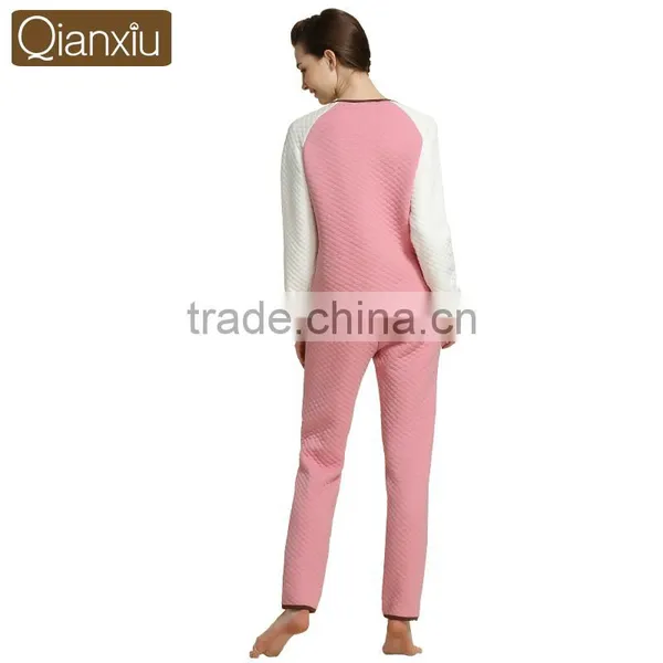 Factory Wholesale Qianxiu Casual Women Relaxed Sleepwear photo-4