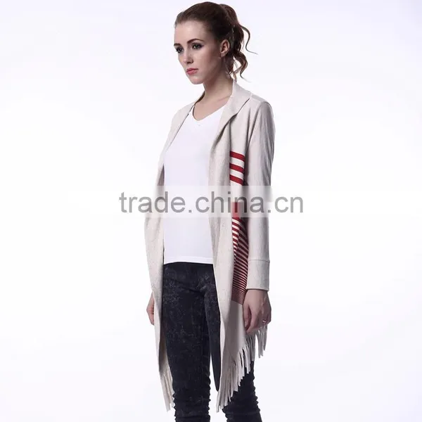 Factory Supplier Women Long Cardigan Knit Sweaters photo-6