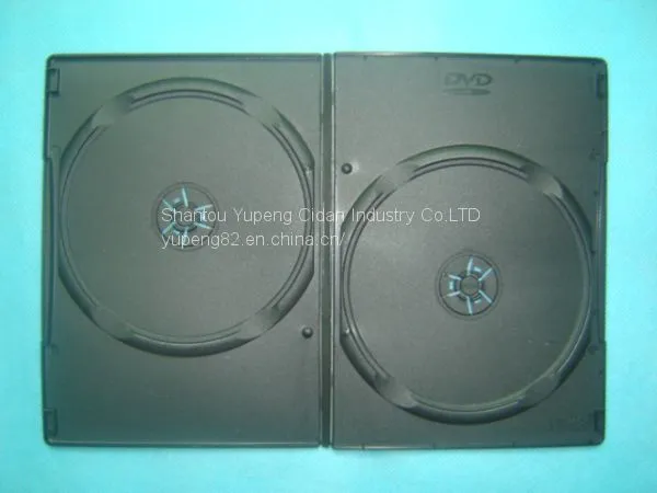 7mm Double Black DVD Storage Case Black DVD Storage Box Black DVD Storage Cover photo-3