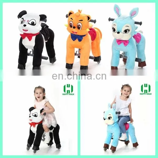 HI EN71&ASTM&CE Happy Mechanical Kid Riding Plush Horse Toy photo-3