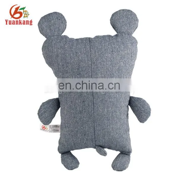 Plush Lovable Grey Fabrics Bear Soft Stuffed Toy photo-4