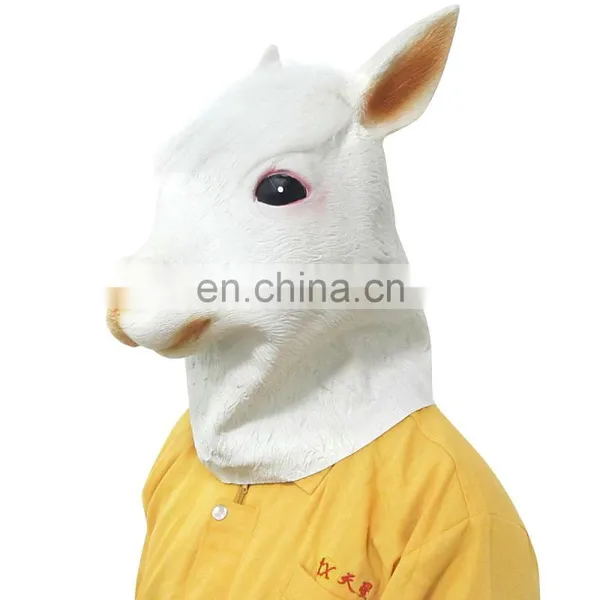 Fashion Masquerade Party Cosplay Funny Various Christmas Horse Hand Masks With Skin-Friendly photo-4