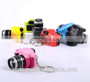 Simulation SLR Camera Modeling Key Pendant LED Luminous Sound Cartoon Bag Ornaments Key Ring Small Gifts photo-4
