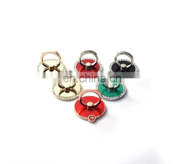 Imitation Diamond Metal Finger Ring Stent Mobile Phone Holder photo-6