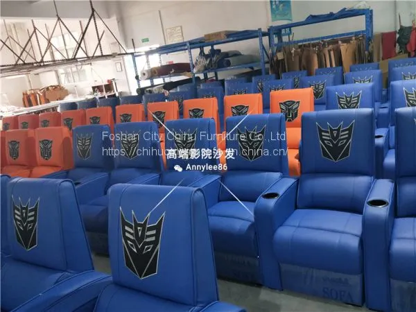 Wholesale Leather Recliner Cinema Sofa,hot Sale Comfortable Cinema Seats Vip photo-3