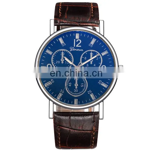 Wholesale Com Leather Watch Sport Watch Watches Men Wrist photo-2