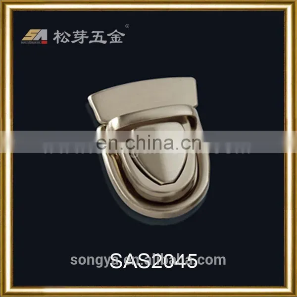 China Gold Supplier For Supply Custom Gold Color Press Bag Lock Accessories photo-3