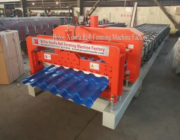 Automatic Steel Glazed Tile Roof Roll Forming Machine photo-3