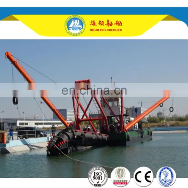 HL450 Cutter Suction Dredger для реки диаметр насоса 18 дюймов, расход воды 3000 м3/ч