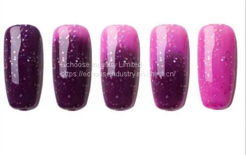6ML Temperature Color Changing Nail Gel Polish Shimmer Chameleon