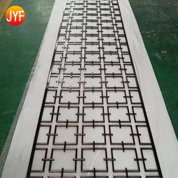 Foshan Factory Good Supplying Aluminum Decorative Laser Cut Outdoor Metal Screen Room Divider photo-3