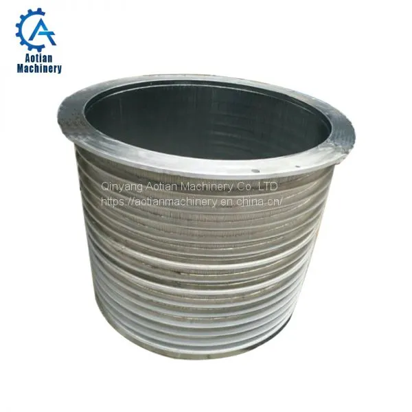 Stainless Steel Welded Mesh Wire Slot Centrifugal Pressure Screen Basket For Paper Pulp Making Machine photo-3
