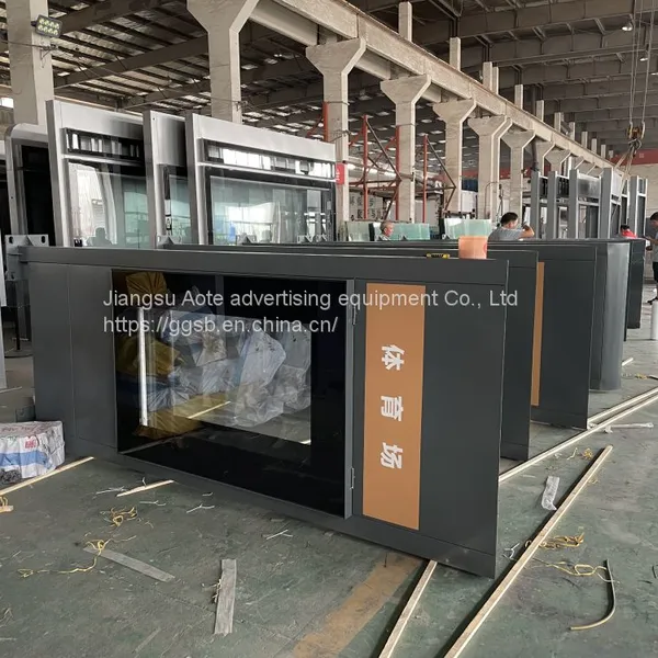 Outdoor Fault Reporting Bus Stop Sign Aluminum Profile Bus Shelter Platform Billboard Direct Selling photo-4