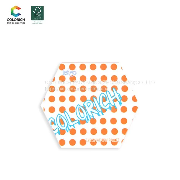 Waterproof Eyeshadow Palette Custom 9 Color Makeup Palette Paper Packaging Magnetic Makeup Box Empty Eyeshadow Palette photo-2