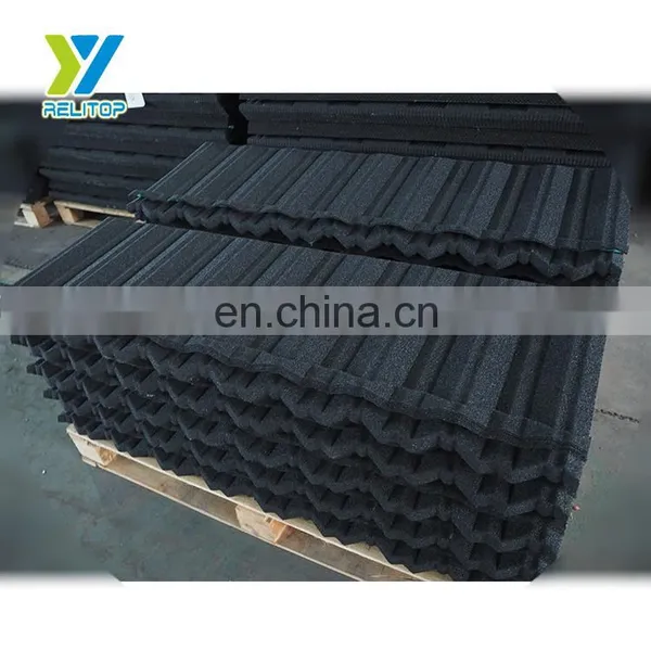 Made From China 0.5 Mm Thick Aluminum Zinc Roofing Sheet High Quality Metal Stone Coated Roof Tile photo-5