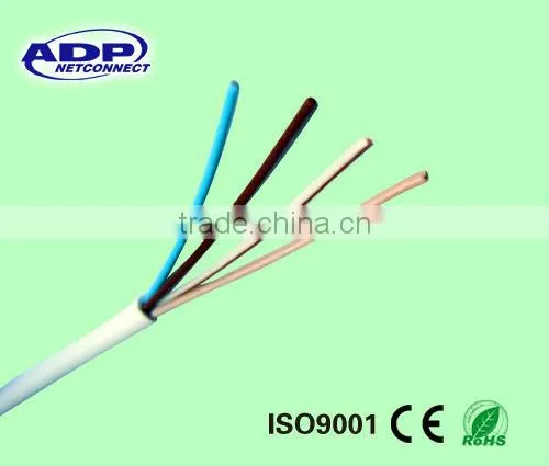 Cable Telephone Indoor 4cores CCA Pvc Insulation 0.9mm With PVC Jacket 5.0mm photo-5