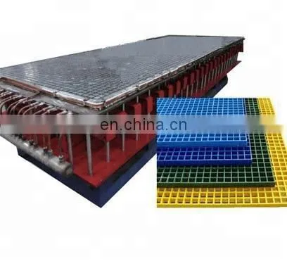 Yellow Orange Gray Black Square Mesh Size FRP Grid 15mm to 63mm Thick Frp Grp Fiberglass Grating photo-4
