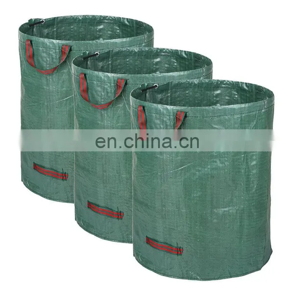 Heavy Duty Extra 500L Black Large Plastic Yard Cleanup Bags for Clipping photo-4