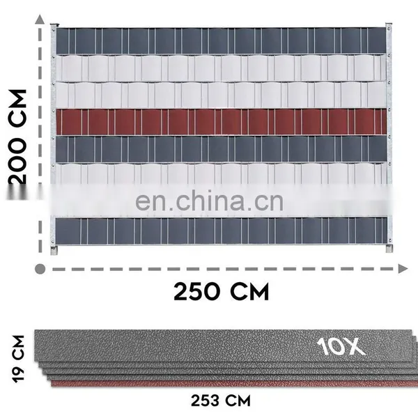 Garden Hard PP PVC Plastic Fence Security Screen Strips photo-4