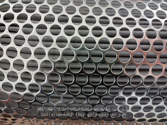 Perforated Stainless Strainer Tube Filter Stainless Tube Strainer Stainless Steel Perforated Metal Tube Bucket Basket Filter Strainer