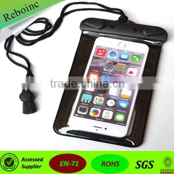 China Wholesale Stylish Shining Waterproof Phone Bag Sparkling Stars Quicksand photo-4