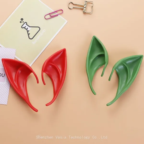 Vampire Themed Elf Ears - Pointed Latex for Halloween & Cosplay Decor photo-3