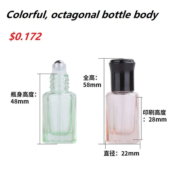 Glass Bottle Roller Bottle Perfume Bottle photo-3