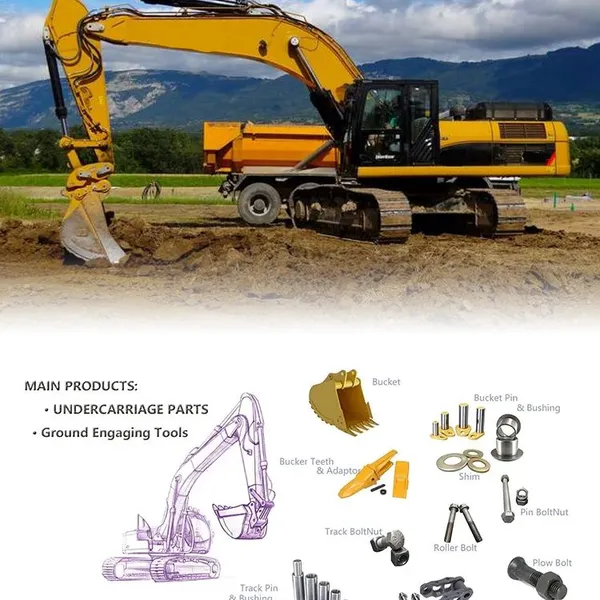 Construction Machinery Replacement Parts for Excavators and Loaders Original Reference Spare Parts photo-6