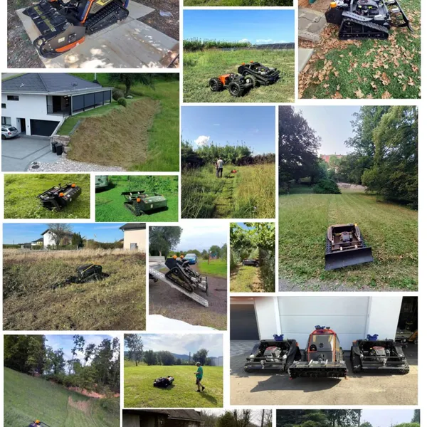 Remote Control ATV Flail Mulcher Agricultural Garden Hillside Slope Grass Trimming Cutting Machinery photo-5