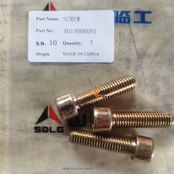 SDLG Original 4014000081 Parafuso de 0,01kg para máquina com preço bom em estoque
