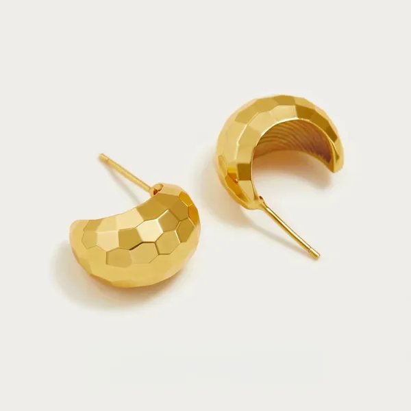 KMJ High Quality New Design Gold Plating Brass Fashion Earrings