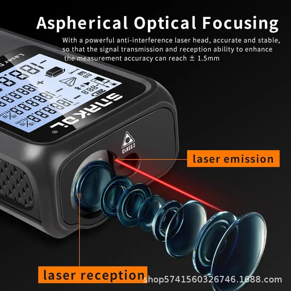 SNAKOL SK-C120 Laser Measurement Tool With 1-Year Warranty and MTR photo-2