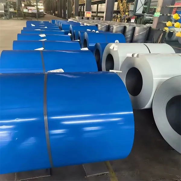 Color Coated Steel Coil PPGL Prepainted Galvalume Steel Coil photo-3