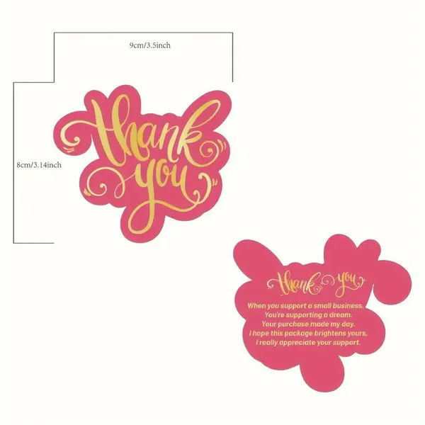 Customized Paper Material Thanks Giving Card photo-5