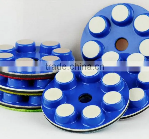 New Hybrid Mixed Bond Diamond Wet Polishing Pads for Concrete Floor photo-2