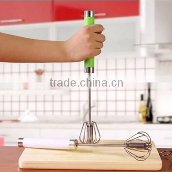 Wholesales price 8inch 10inch 12inch 14inch Steel Stainless Push Down egg milk cream Mixer