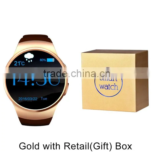 WITMOOD Smart Watch KW18 SIM Watch MTK2502C Pedometer Heart Rate Monitor Touch Screen Smartwatch for IOS Android Smartphone Quality Choice photo-6