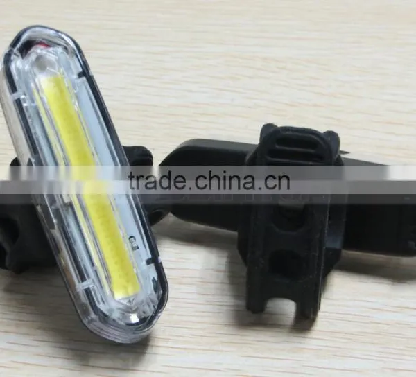 Blue Red LED Plastic Clip Collar 120LM Bicycle Front Light Warm Security Lamp photo-6
