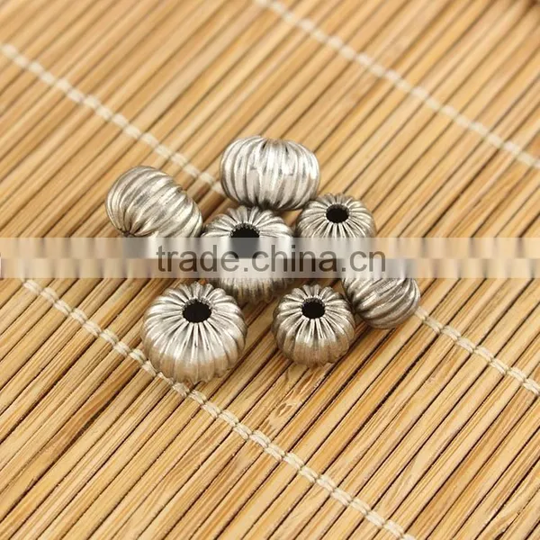 S817 Fashion stainless steel pumpkin spacer beads