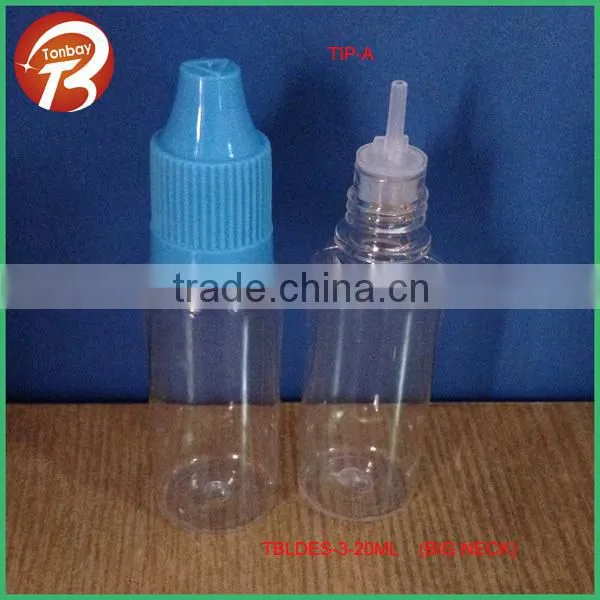 10ml 15ml 20ml 30ml 50ml Empty Plastic Clear PET e Liquid Bottle With Three Holder Tips&childproof Cap Engraved Triangle Sign photo-5