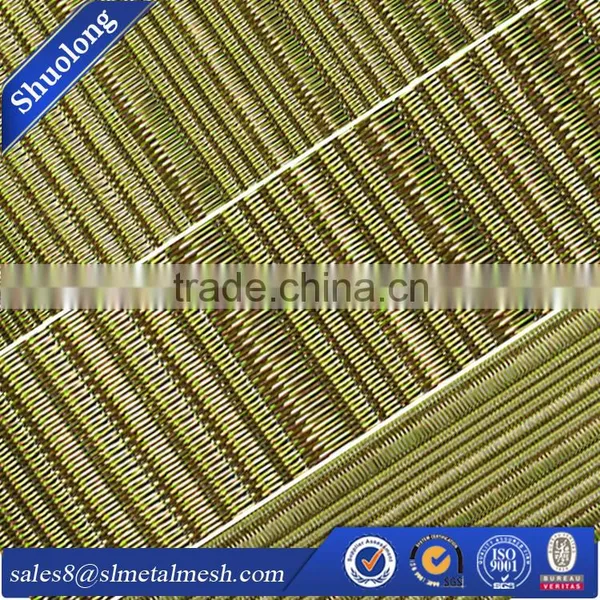 Green Mesh Fabric for Architectural Use Metal Mesh Cloth photo-5
