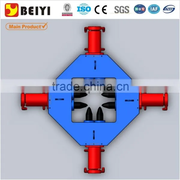 Made in China BEIYI Excavator Accessories Hydraulic Square Pile Breaker photo-2