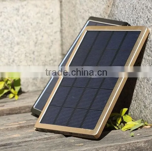 AWC608 10000mah Universal Solar Panel Slim Charger Tablet Mobile Charger Solar photo-4