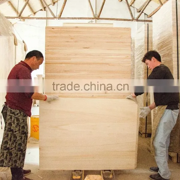 Paulownia Edge Glued Solid Board, Paulownia Solid Board 1220*2440mm photo-3